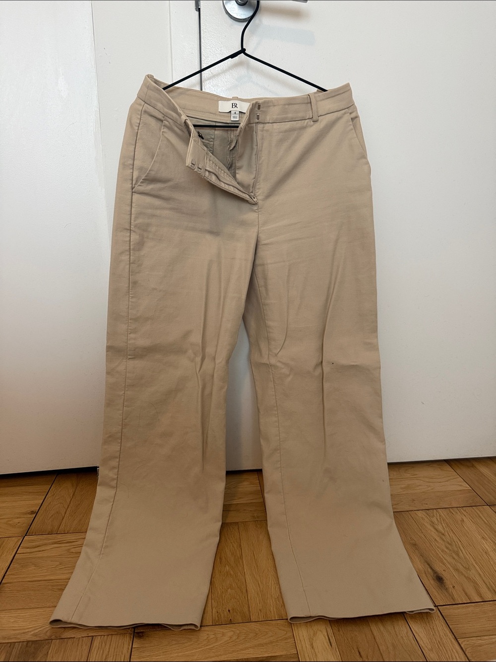 Banana Republic Beige Wide-Leg Pants